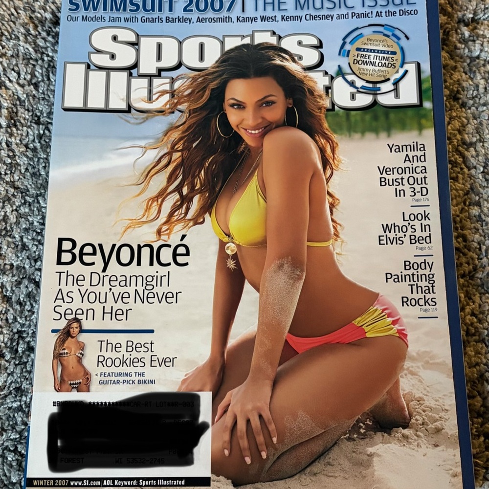 Beyonce Knowles Sports Illustrated Swimsuit Issue Magazine Winter 2007